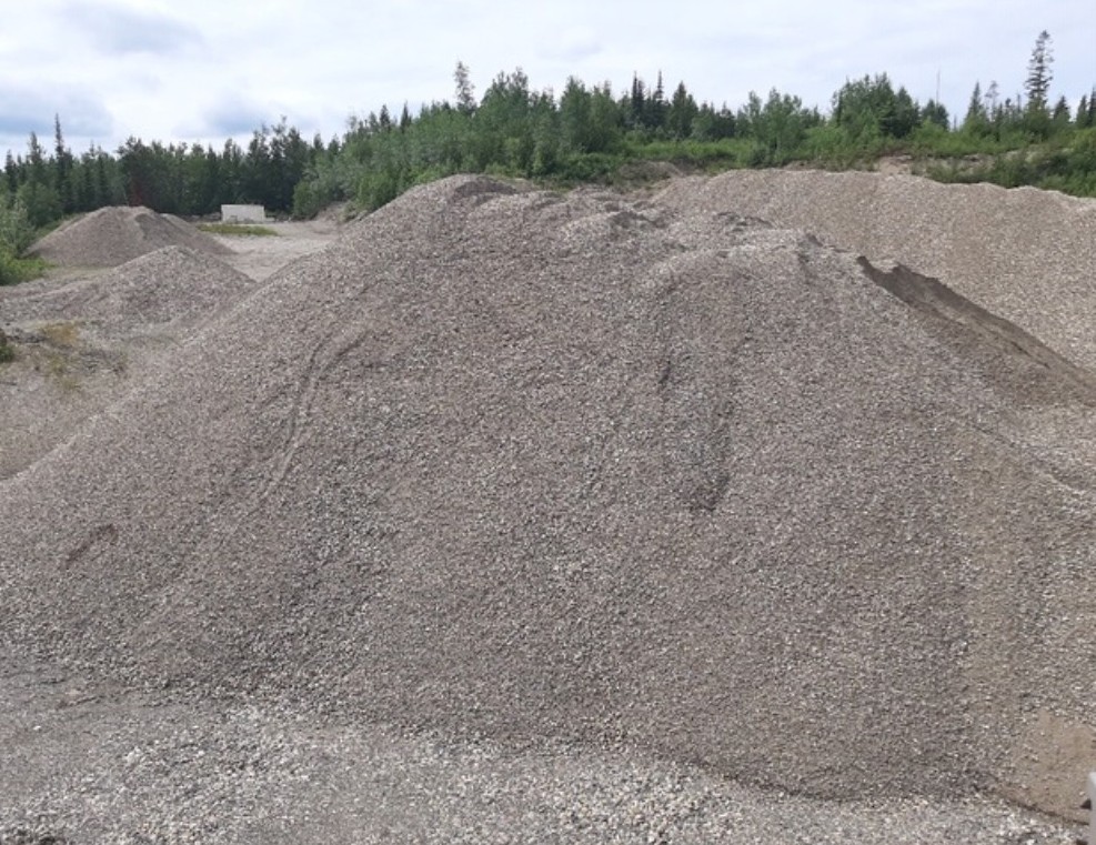 Aggregate yard Patterson Gravel Pit