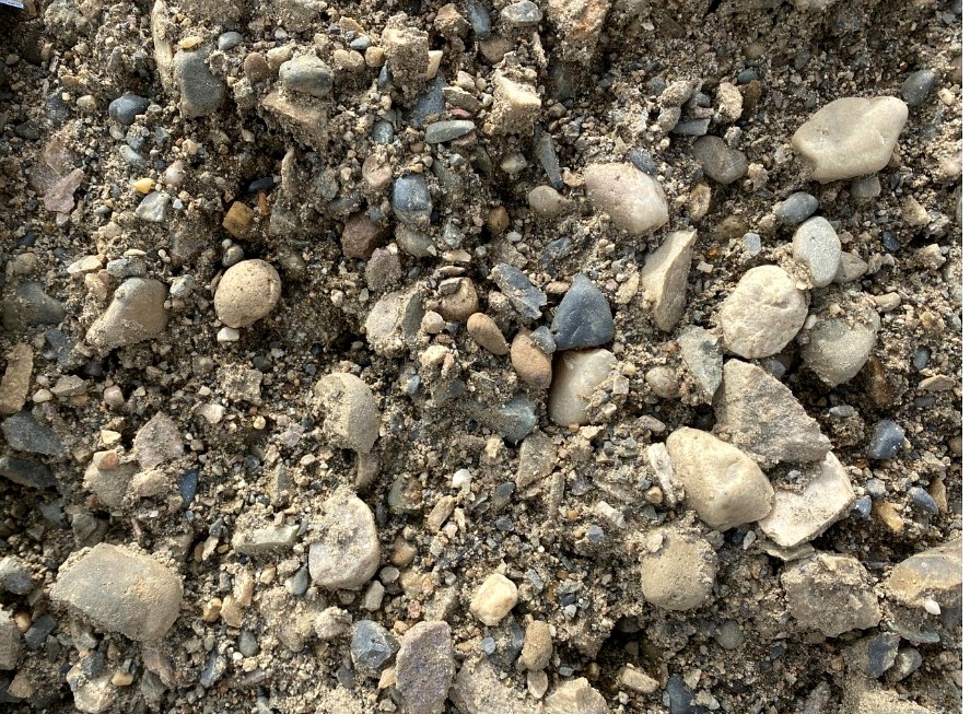 1 inch minus gravel Prince George BC — compacts well for structural base