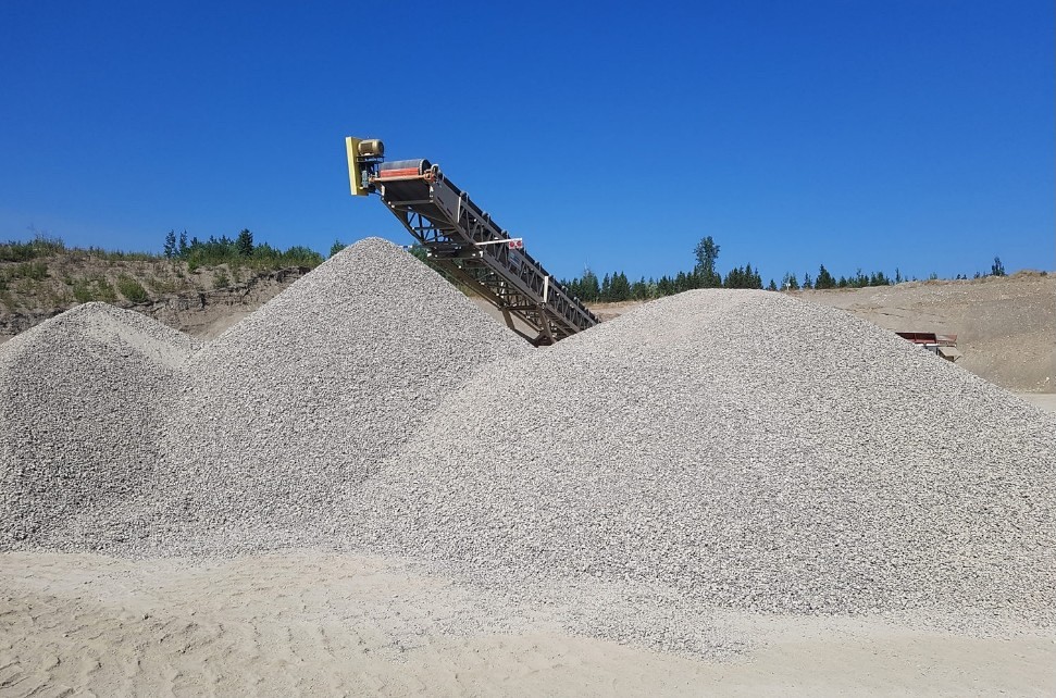 BCMoT spec aggregate Prince George — 1 inch minus and clear crush